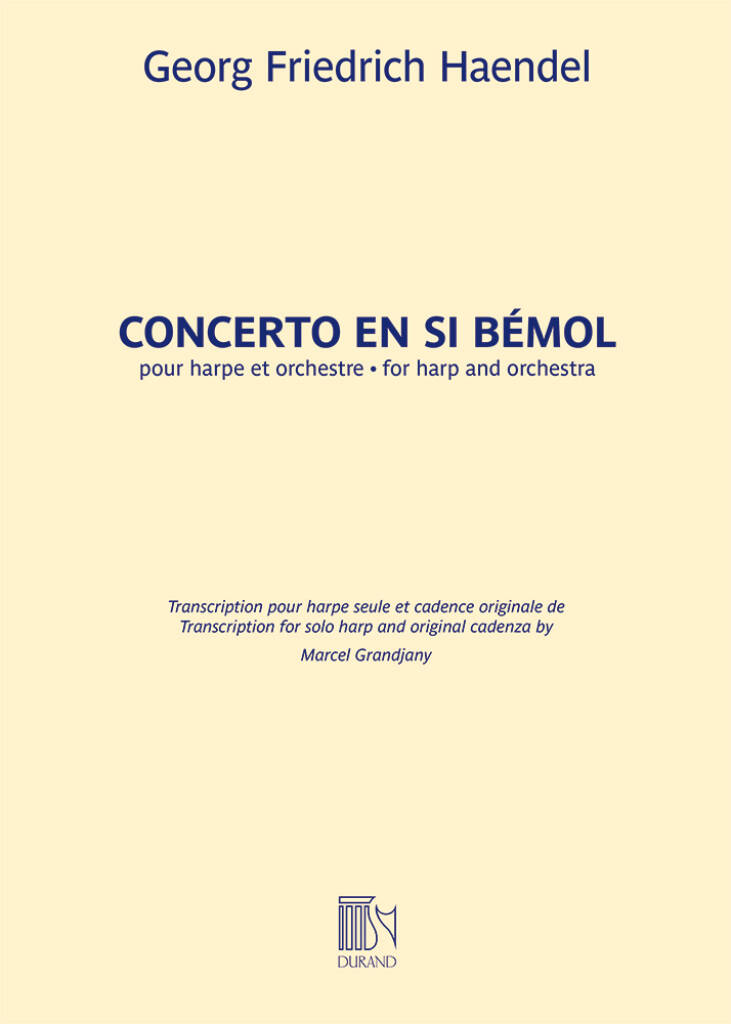 Concerto En Si Bemol pour harpe seule